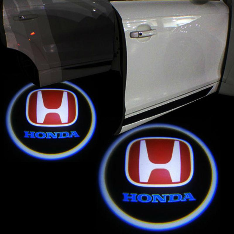 Pack of 2 - Car Door Logo Projection Light - Honda