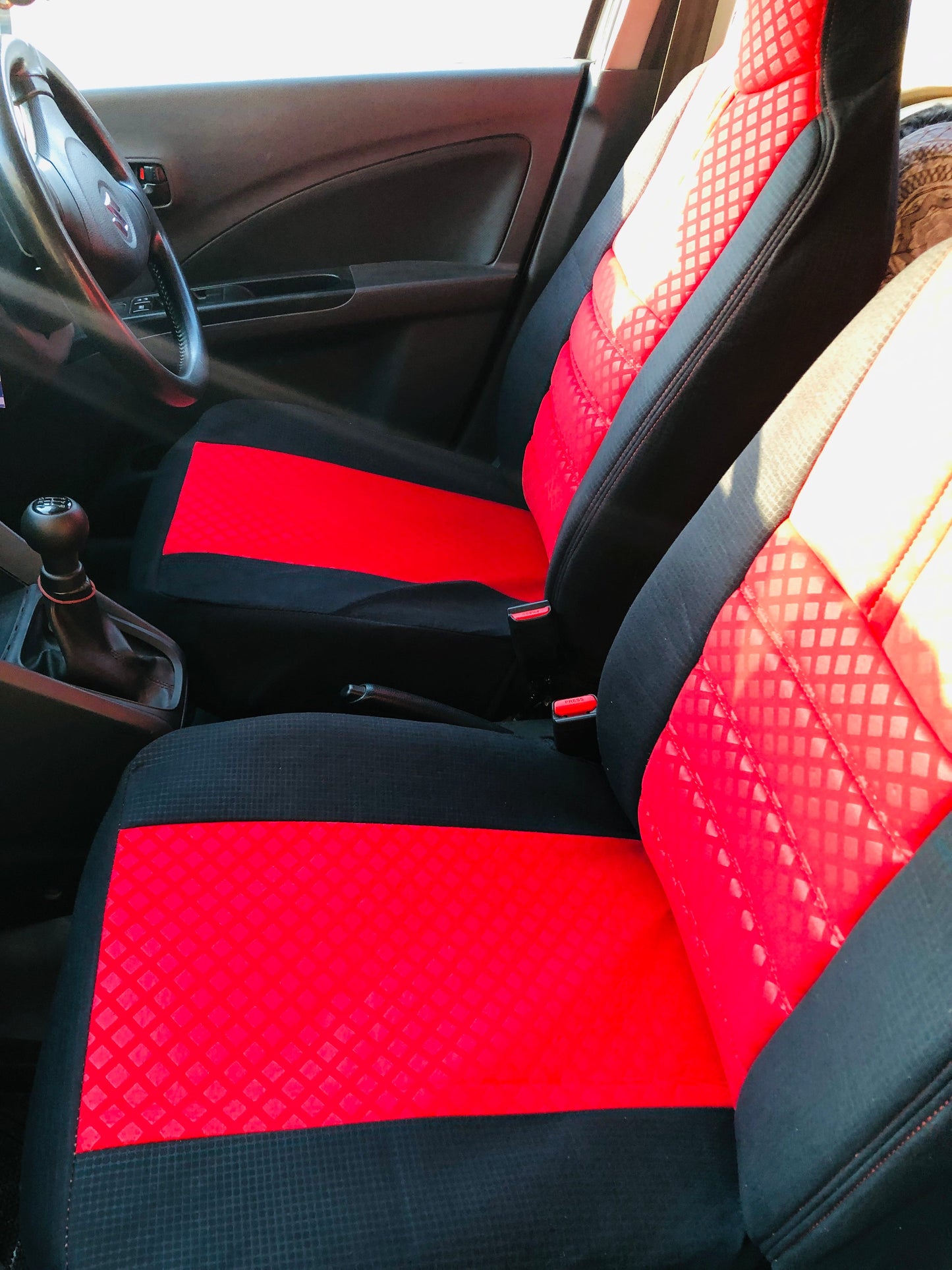 Suzuki Mehran seat cover set in fabric