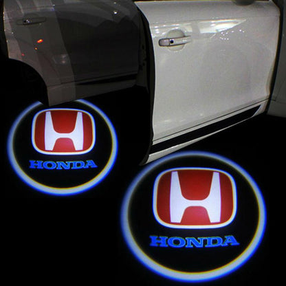 Pack of 2 - Car Door Logo Projection Light - Honda