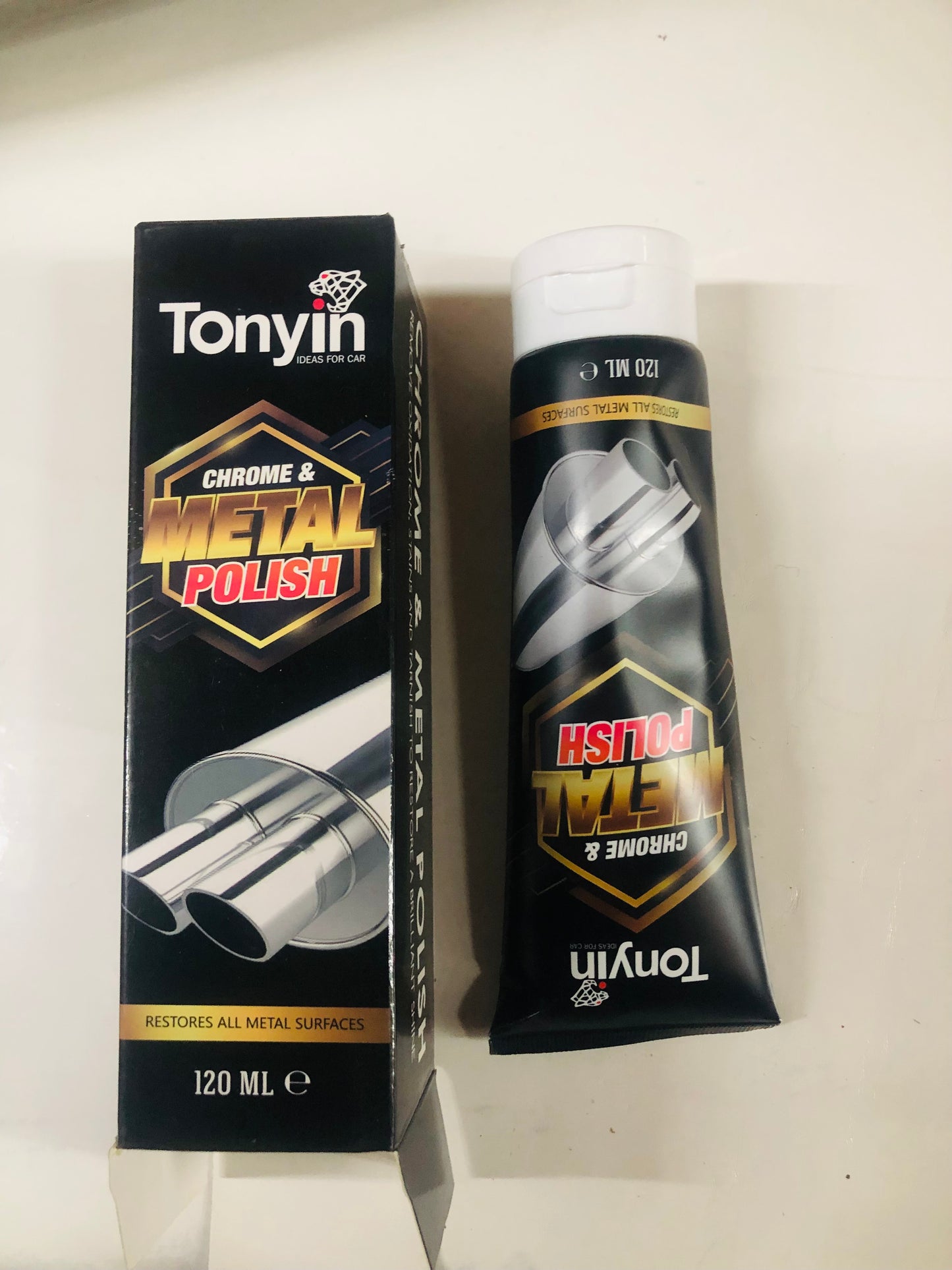 METAL POLISH TUBE 120ML