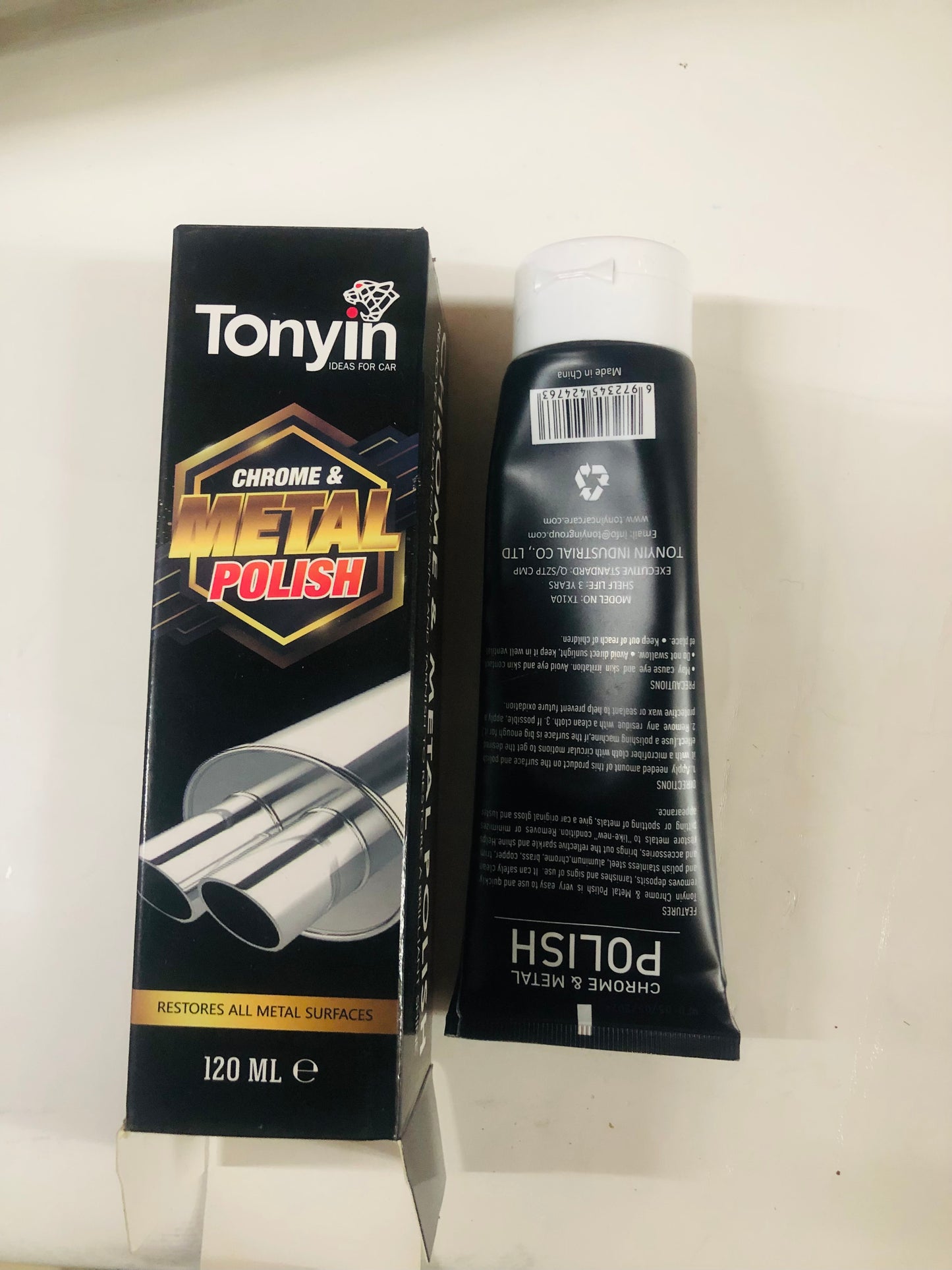 METAL POLISH TUBE 120ML