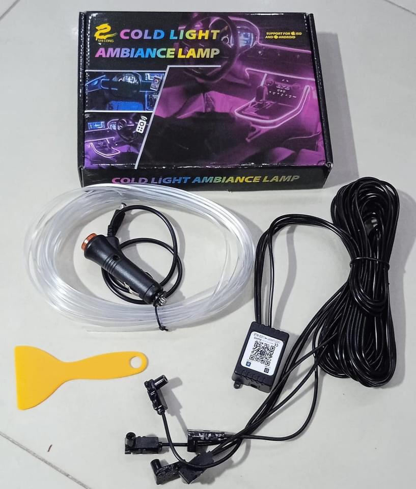 Ambiance Light For Car Interior With Mobile App-5 Point