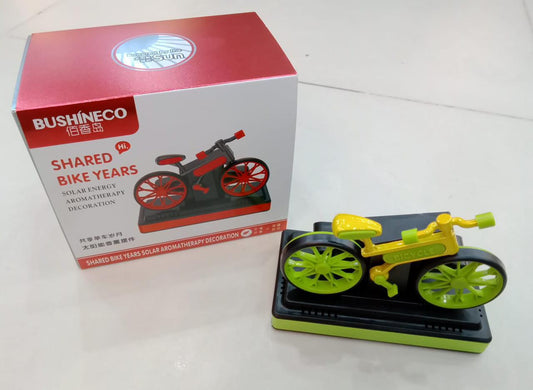 Solar Air Freshener for Car Dashboard | Rotating Car Fragrance With Cycle Design.
