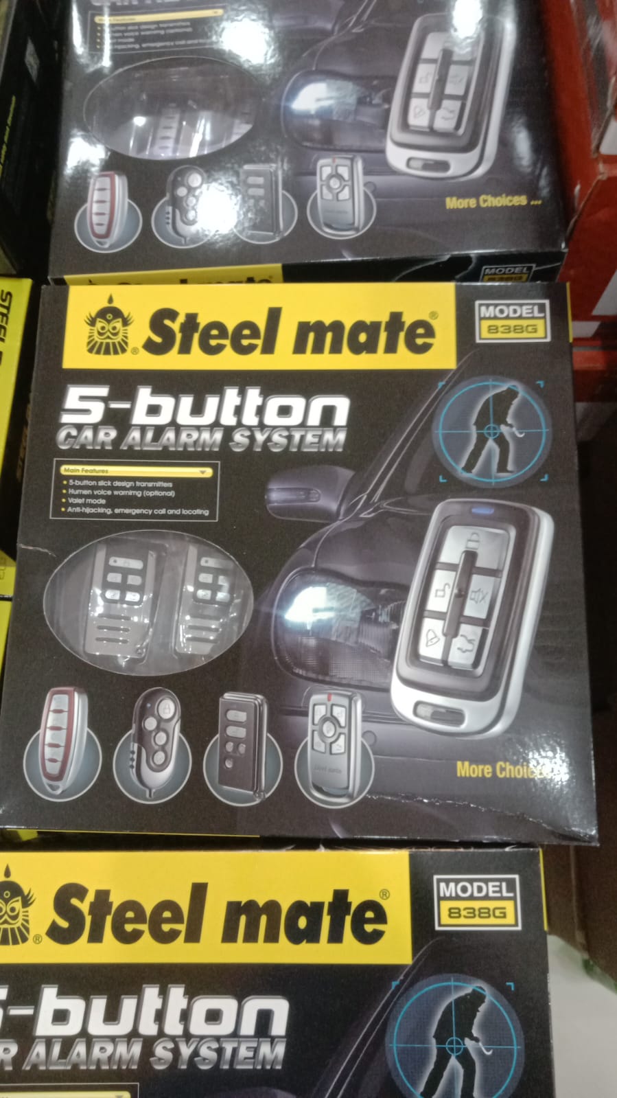 SteelMate 5 Button Car Alarm System